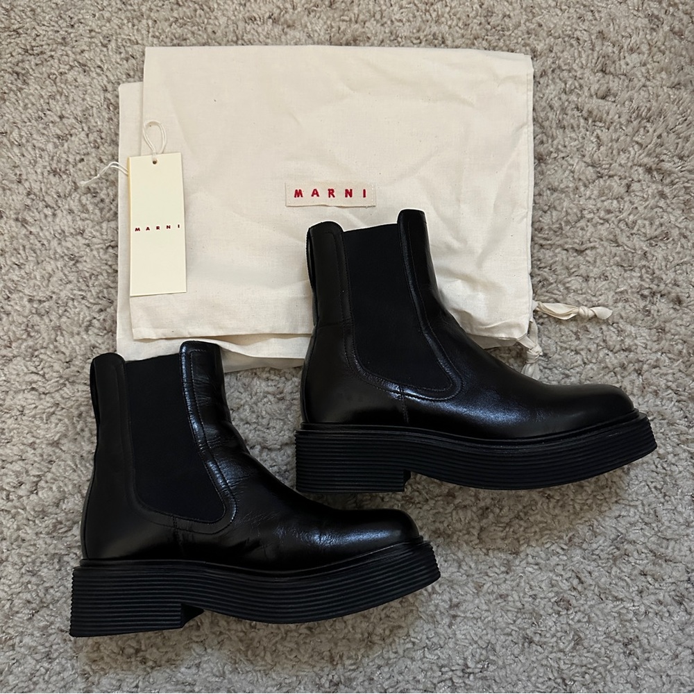 Marni Chelsea Boots